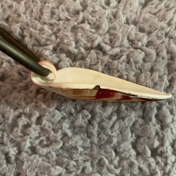 Antica Murrina Venezia.Pendant Necklace Glass, cream, orange, pink. Beautiful. - Picture 5 of 8